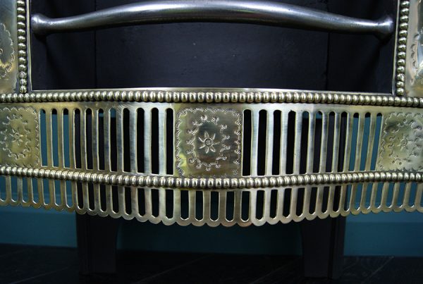 Brass and Steel Free-Standing Grate (SOLD)