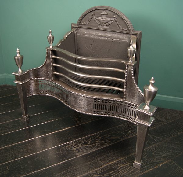English Adam-Style Fire Grate by Thomas Elsley