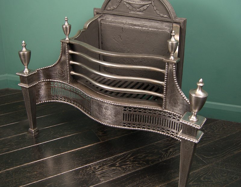 English Adam-Style Fire Grate by Thomas Elsley