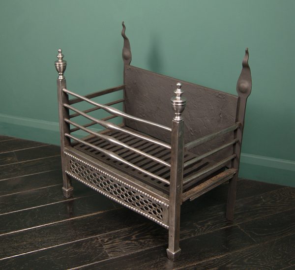 Polished Wrought Fire Basket (SOLD)