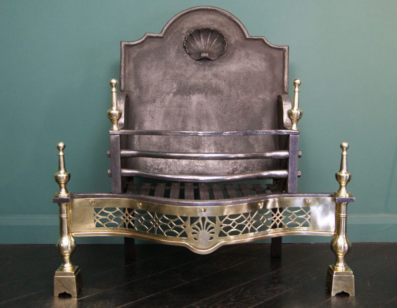 Polished Wrought-Iron & Brass Basket (Sold)