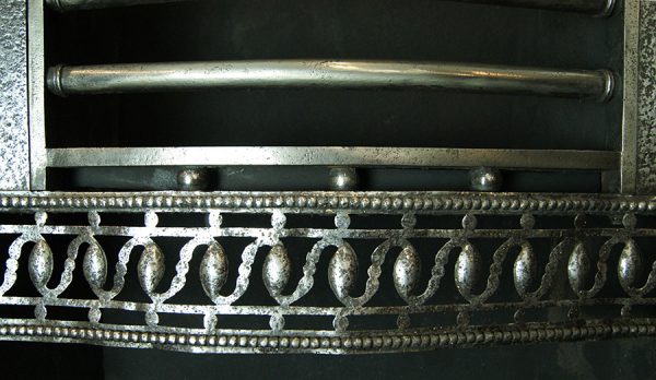 Polished Wrought-Iron Register Grate