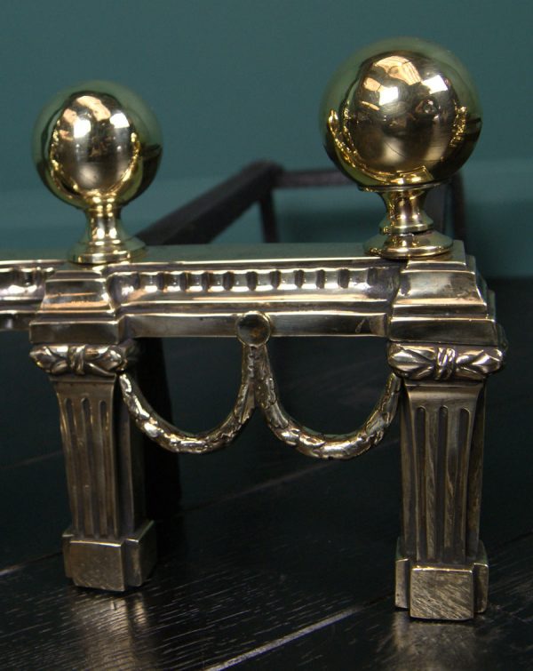 Early 19th Century Brass Chenets