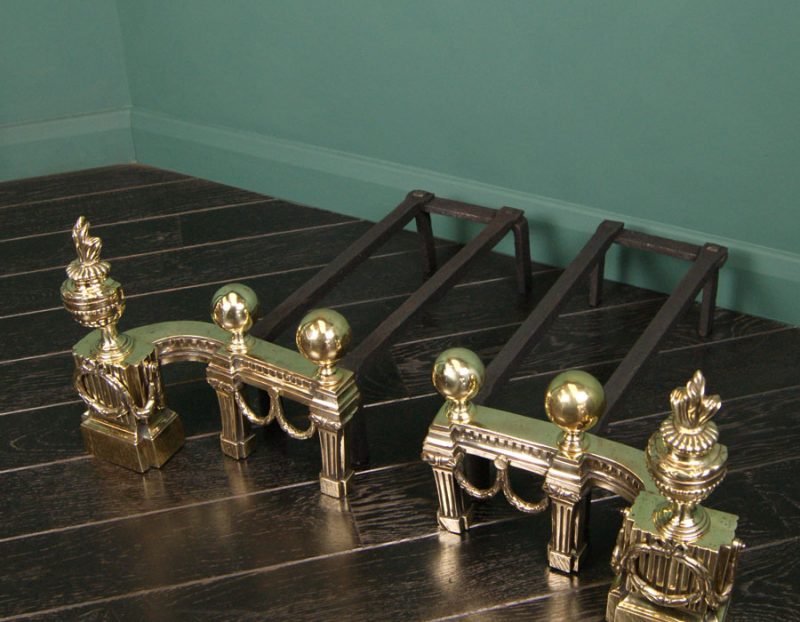 Early 19th Century Brass Chenets