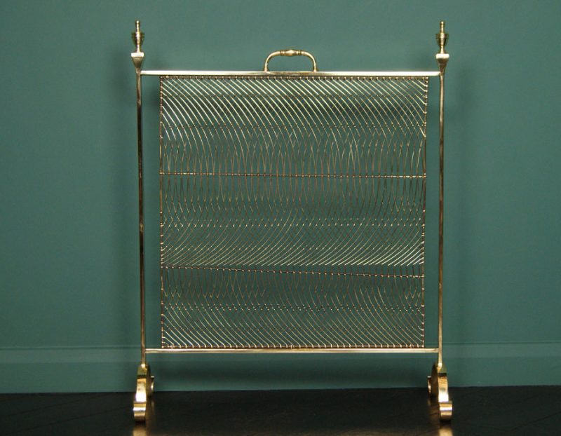Brass Fire Screen by Thomas Elsley (SOLD)
