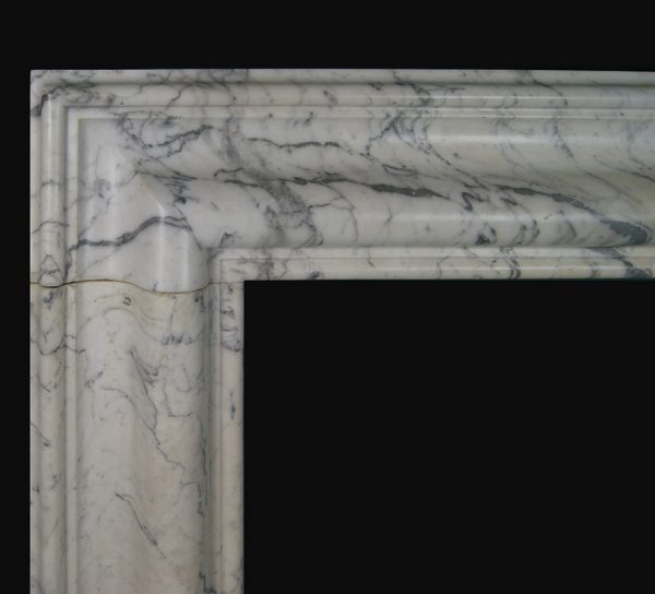 Large 18th Century Marble Bolection Fireplace