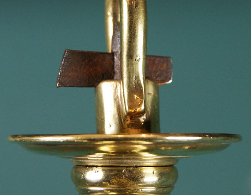 18th Century English Brass Chandelier