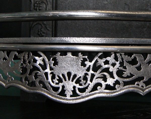 English Serpentine Fire Grate (Sold)