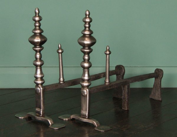 Early 18th Century English Andirons (Reserved)