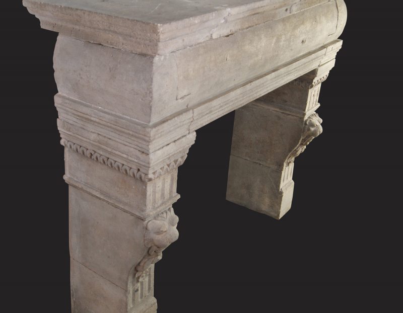 An Italian Stone Chimneypiece