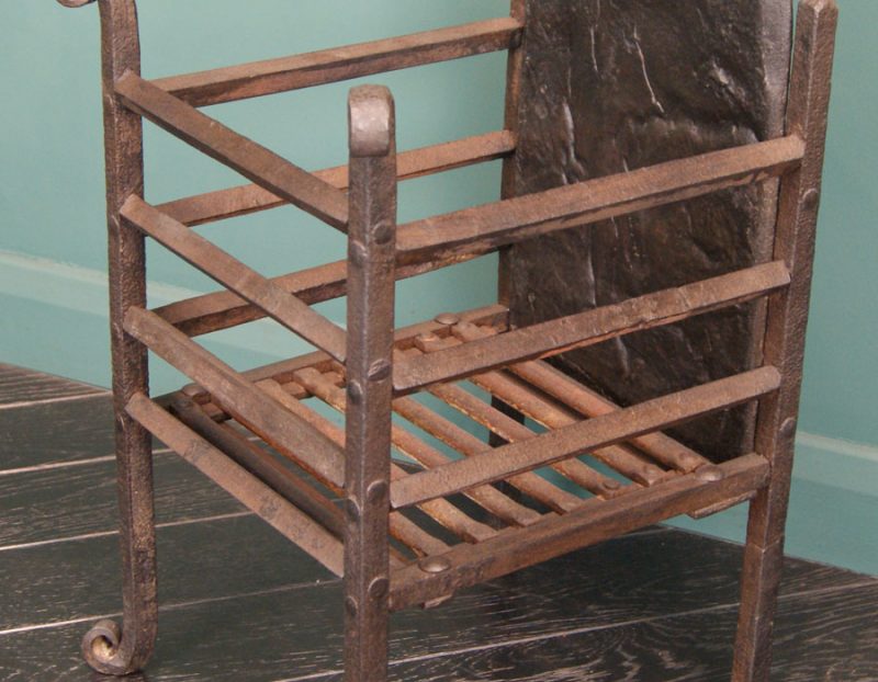 Small Wrought-Iron Fire Basket (Sold)