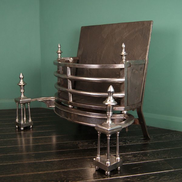 Large George III Polished Wrought Grate (SOLD)