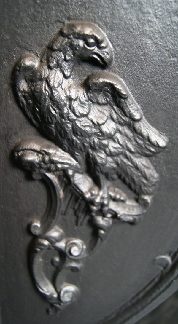 Small Fireplace Hob Grate with Eagles