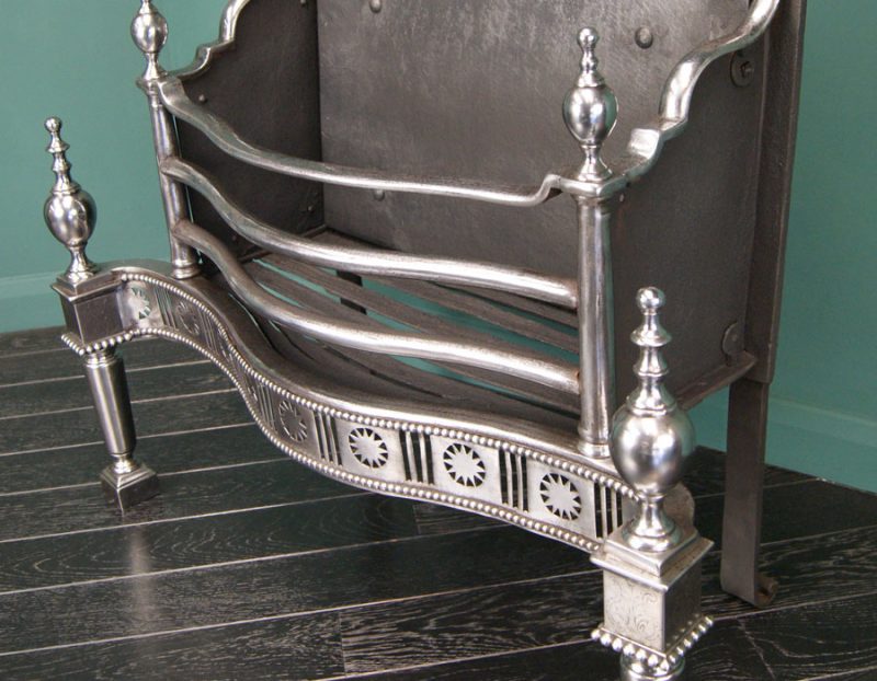 An English Polished Wrought Grate (SOLD)