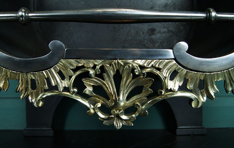 Rococo Fireplace Fire Basket (Sold)