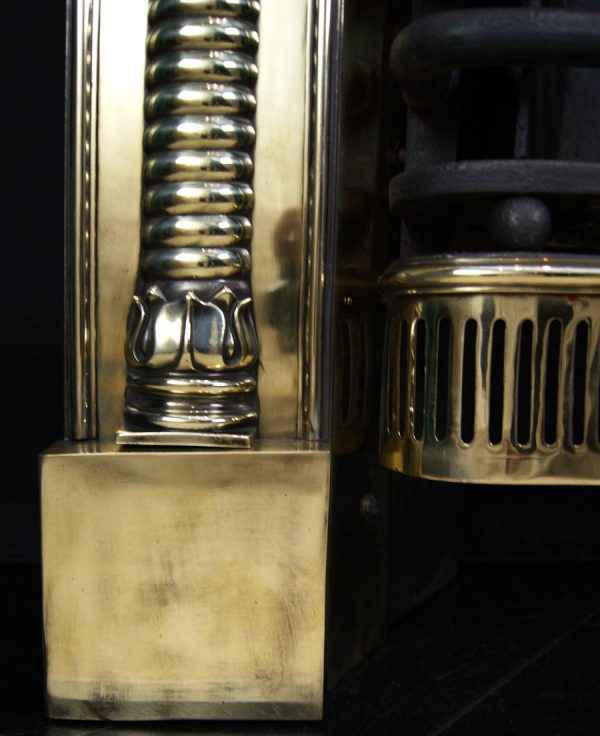 Polished Brass Georgian Register Grate (SOLD)
