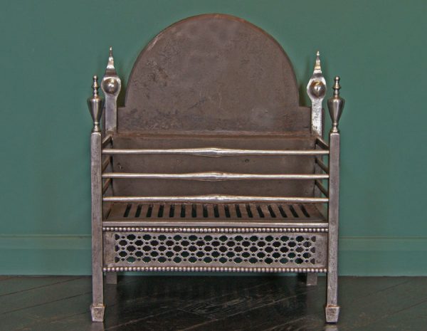 Wrought-Iron Railed Fireplace Basket (SOLD)