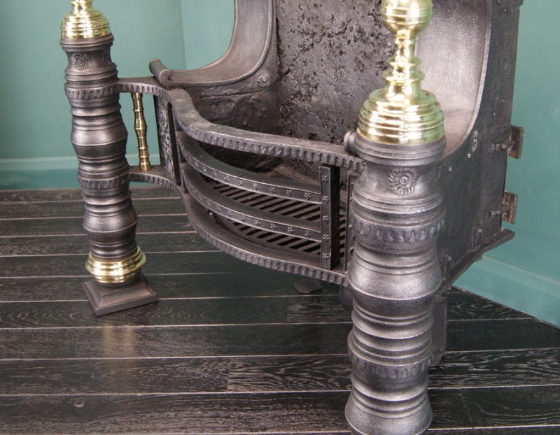 Cast-Iron and Brass Pillar Grate by Philip Webb (Sold)