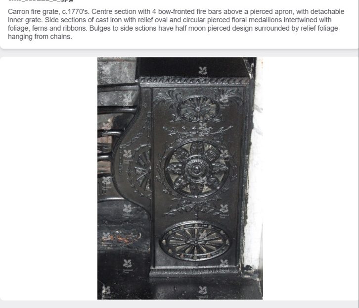 18th Century Hob Grate with Openwork to Front