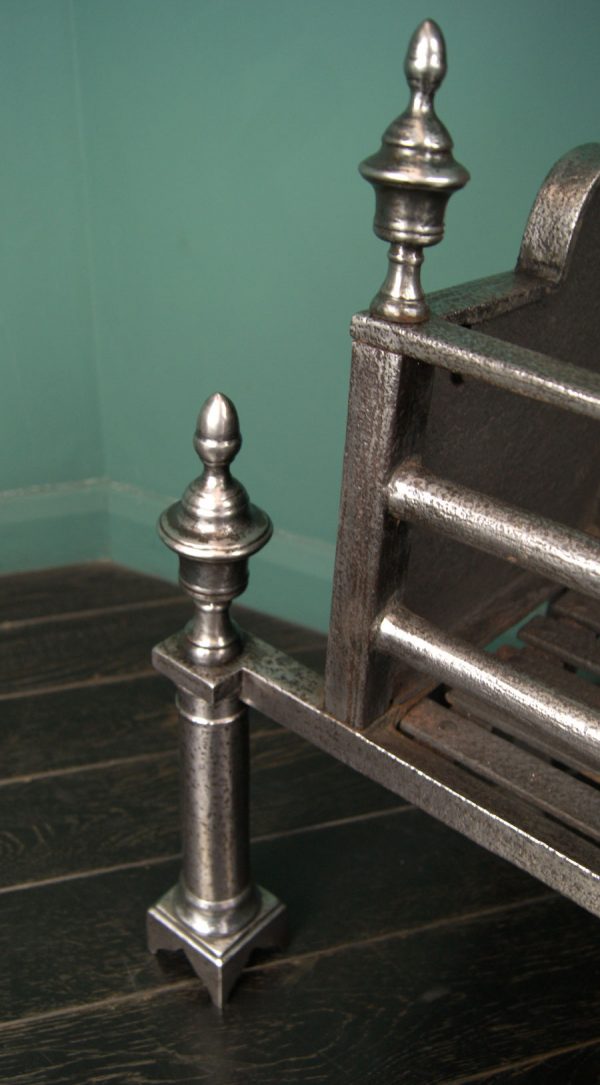 Georgian Polished Wrought Dog Grate (SOLD)