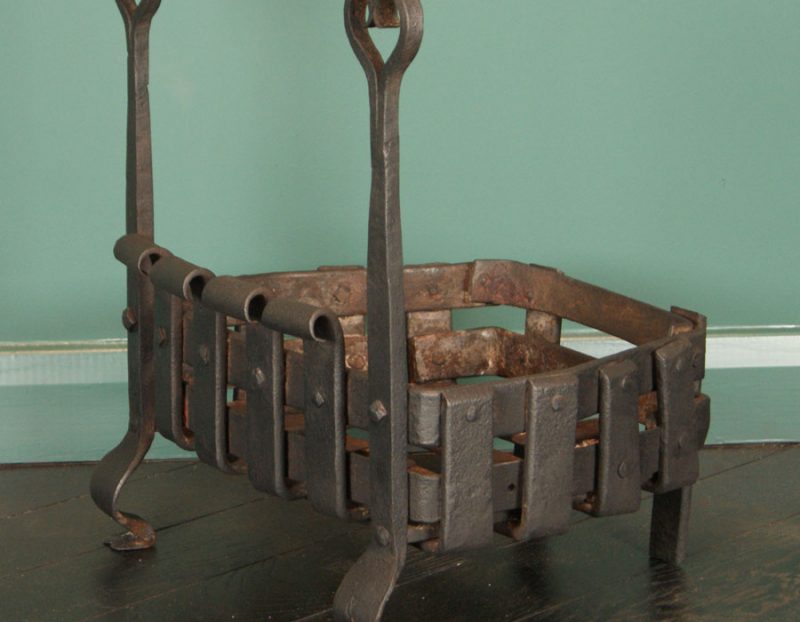Wrought-Iron Basket Grate (SOLD)