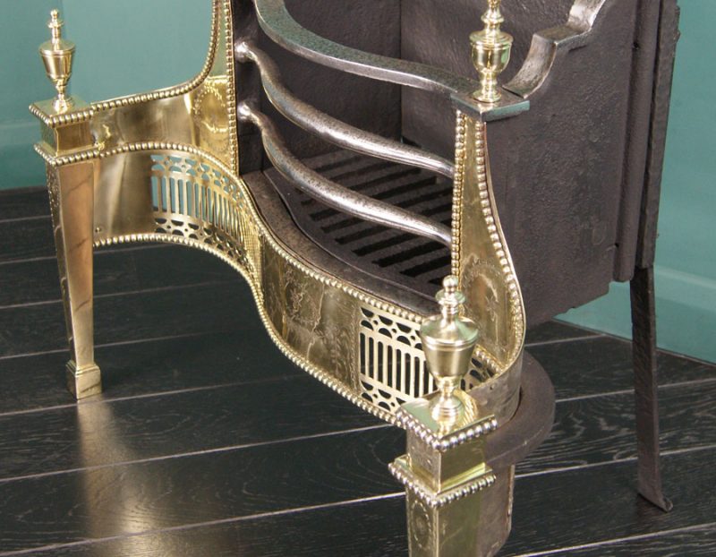 Brass Dog Grate by Thomas Elsley (Sold)