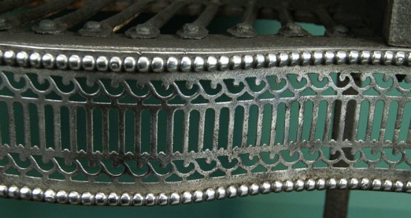 Polished Steel Fire Grate (SOLD)