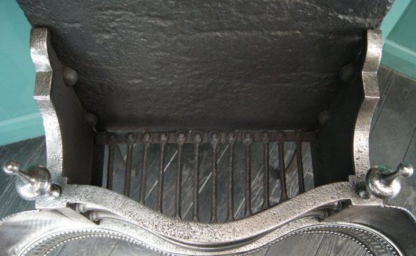 Polished Steel Fire Grate (SOLD)