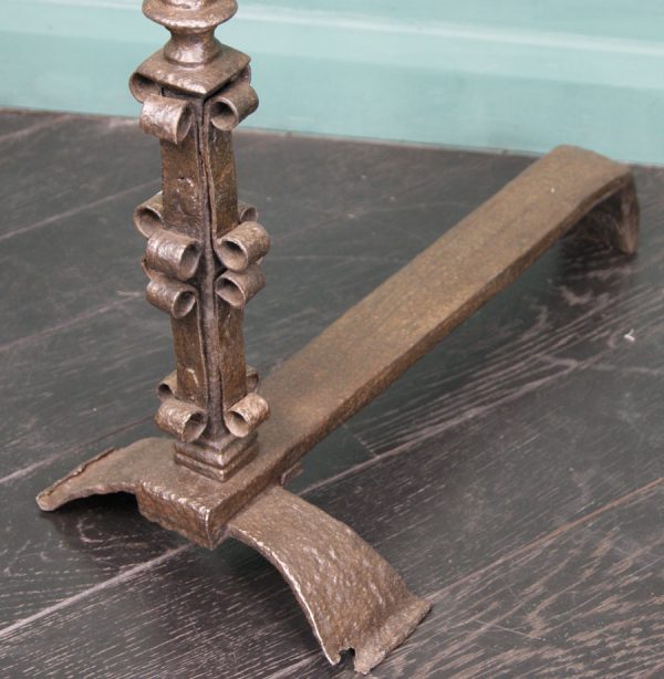 18th Century Wrought-Iron Andirons (SOLD)