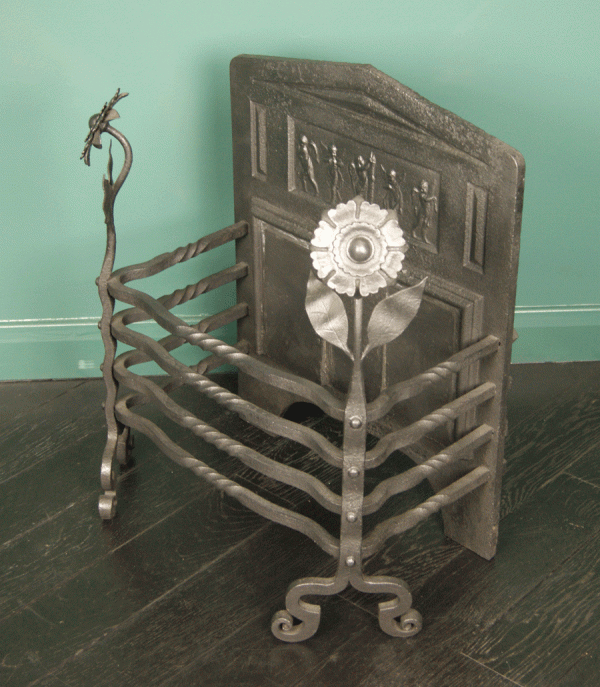 Arts and Crafts Fire Basket (SOLD)