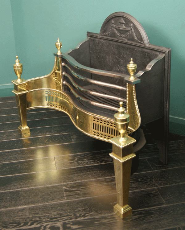 Brass and Steel Free-Standing Fire Grate(SOLD)