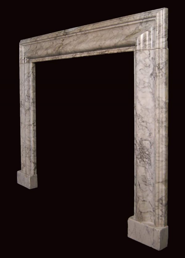 A substantial 18th Century English Marble Bolection Fireplace
