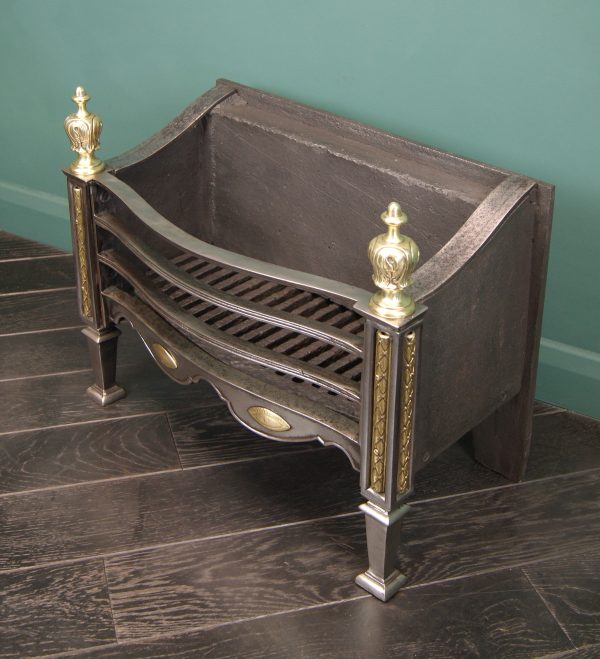 Small Polished Fire Basket by Thomas Elsley