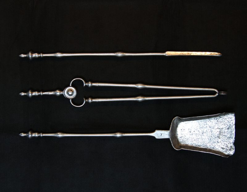 A set of Fine Georgian Fire Tools