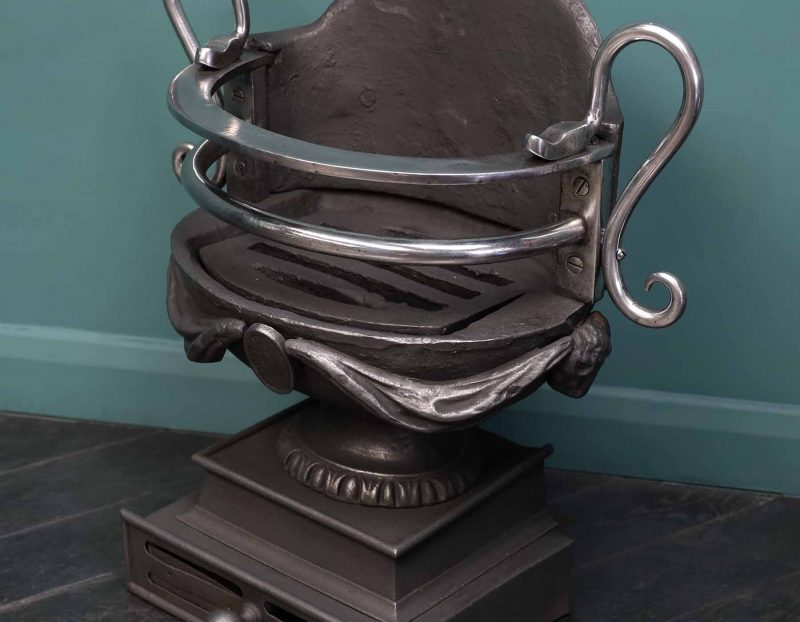 A fine Urn  & Serpent Coal Grate in the Regency Manner