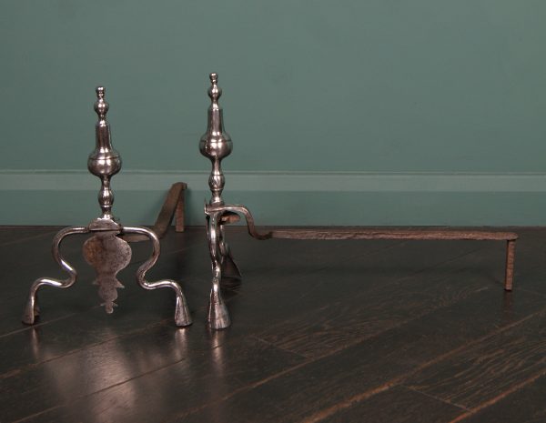 18th Century French Wrought Iron Fire Dogs (SOLD)