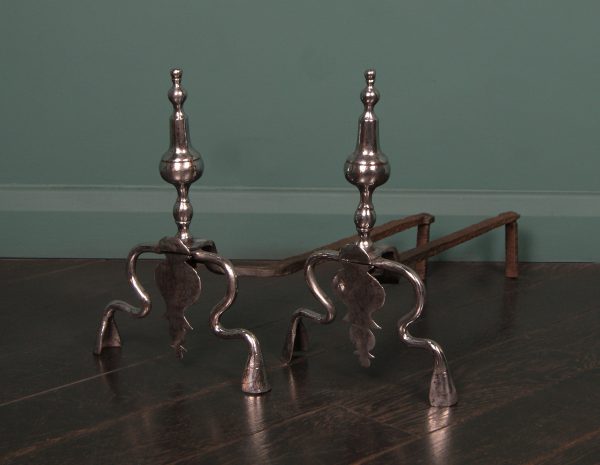 18th Century French Wrought Iron Fire Dogs (SOLD)
