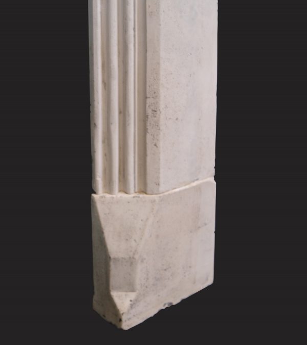 A Neo-Gothic Caen Stone Chimneypiece