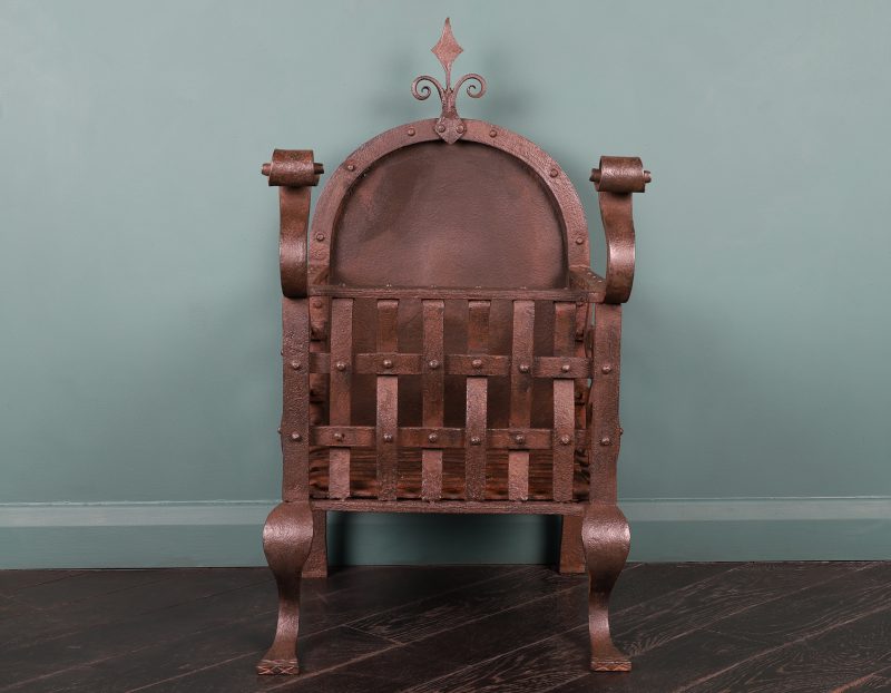 A Substantial Scottish Arts & Crafts Fireplace Basket