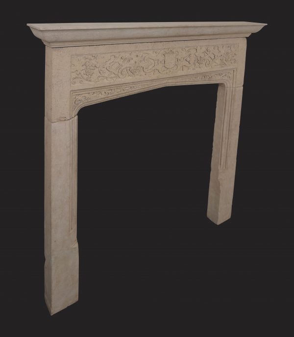 A Bathstone Chimneypiece in the Jacobean Manner
