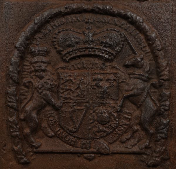 Coat of Arms Cast-Iron Fireback