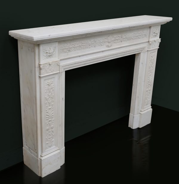 A Magnificent Finely Carved Statuary William IV Chimneypiece
