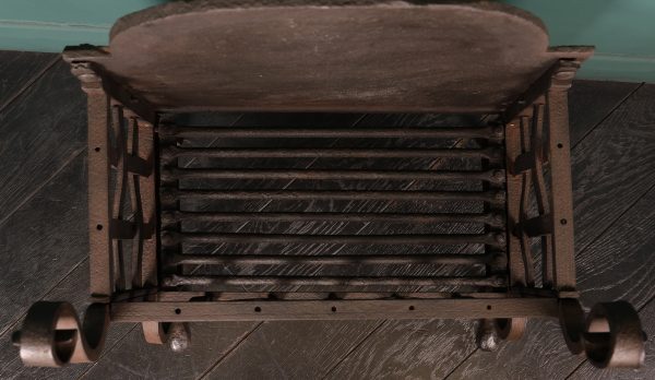 A Scottish Wrought-Iron Fireplace Grate Basket
