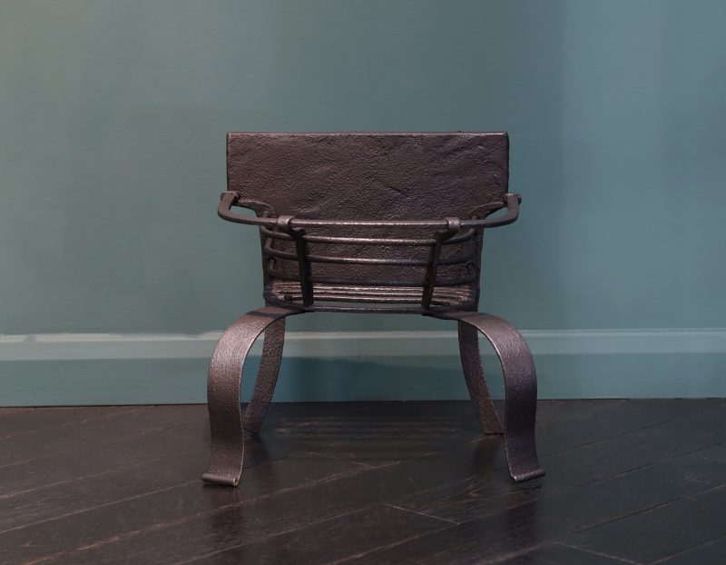 English Wrought-Iron Fire Basket