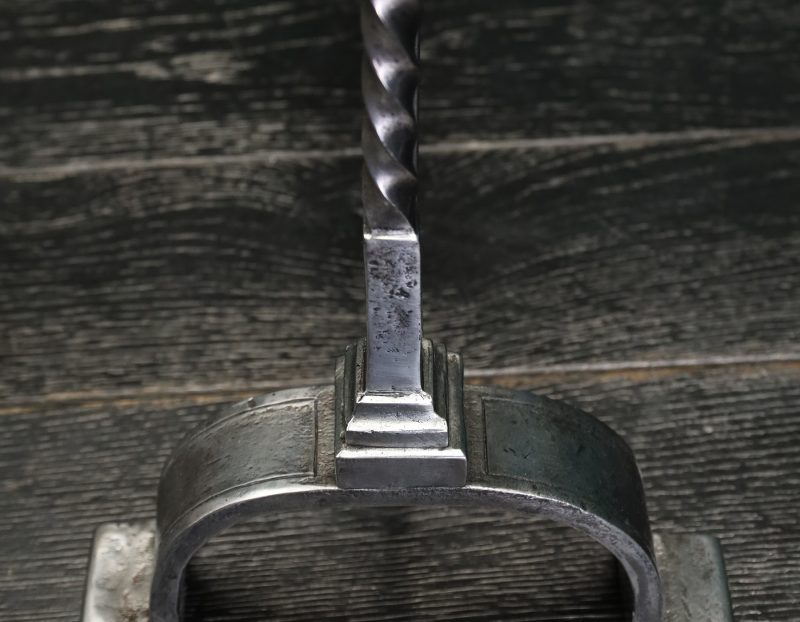 Mid-Nineteenth Century Polished Wrought Fire Screen in the Georgian Manner