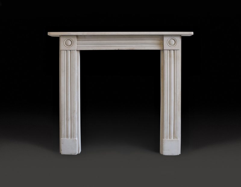 19th Century Stone Chimneypiece in the Regency Manner