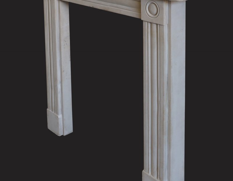 19th Century Stone Chimneypiece in the Regency Manner