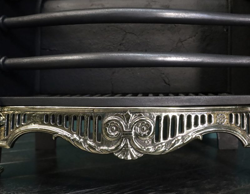 Brass & Iron Fireplace Fire Basket