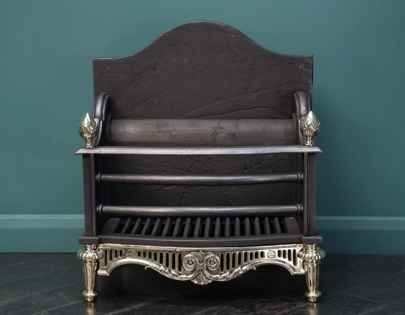 Brass & Iron Fireplace Fire Basket