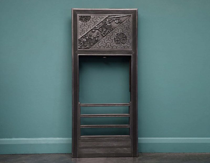 Thomas Jeckyll Aesthetic Movement Register Grate with Blossom Detail